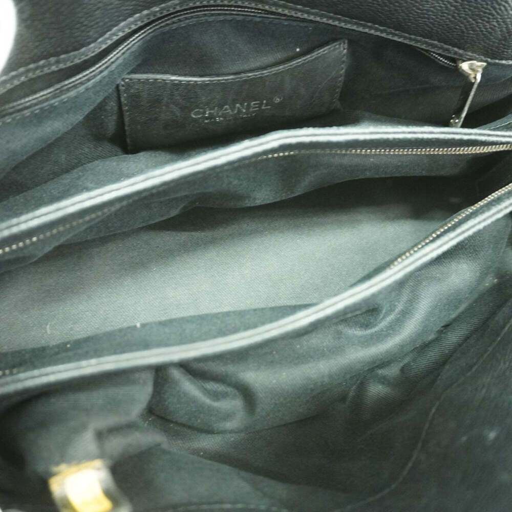 CHANEL Black Caviar Leather Shoulder Bag - Picture 4 of 9
